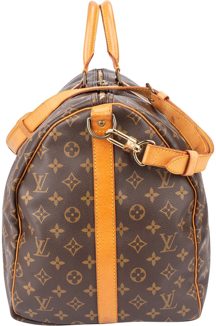 Louis Vuitton Louis Vuitton Canvas Monogram Keepall 55 Bandouliere Bruin