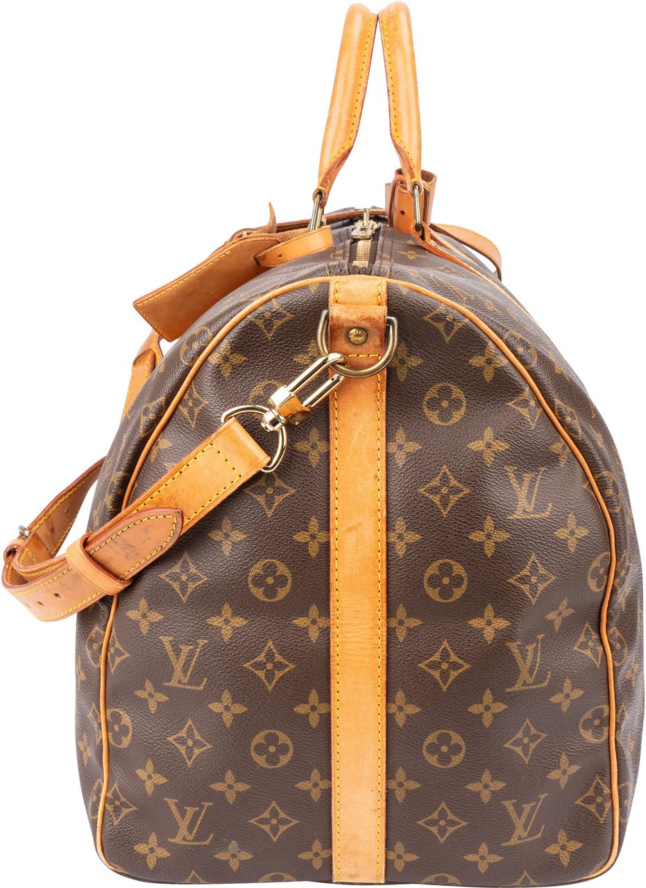 Louis Vuitton Louis Vuitton Canvas Monogram Keepall 55 Bandouliere Bruin