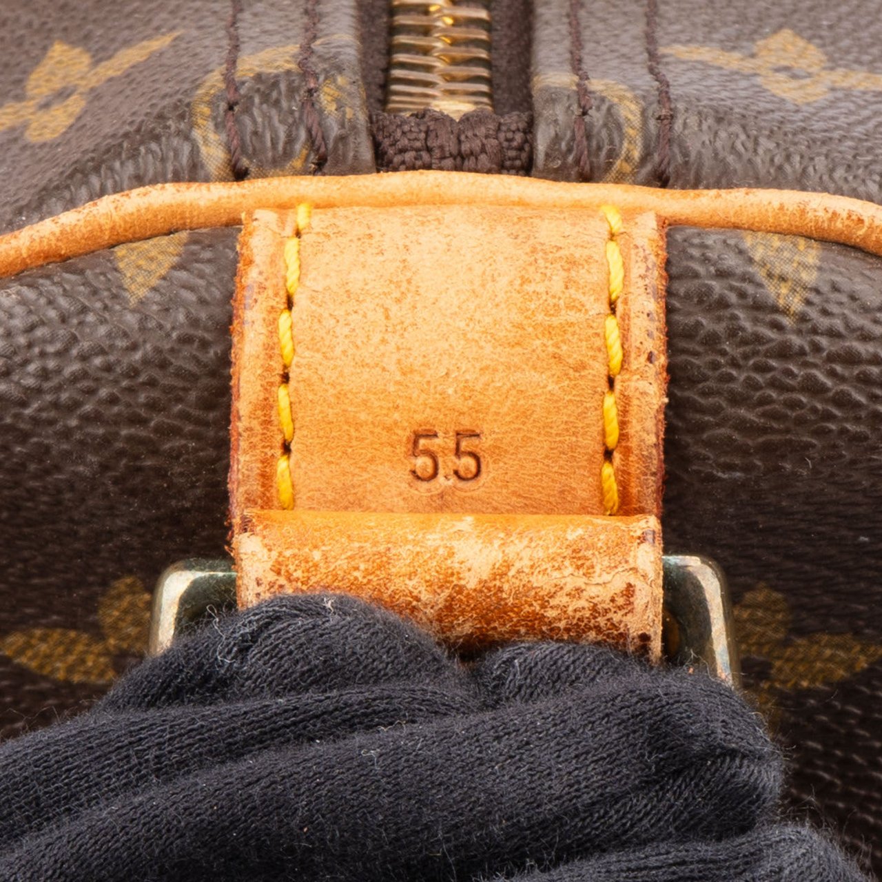 Louis Vuitton Louis Vuitton Canvas Monogram Keepall 55 Bandouliere Bruin