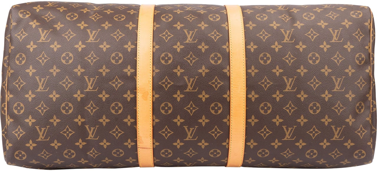 Louis Vuitton Louis Vuitton Canvas Monogram Keepall 60 Bandouliere Bruin