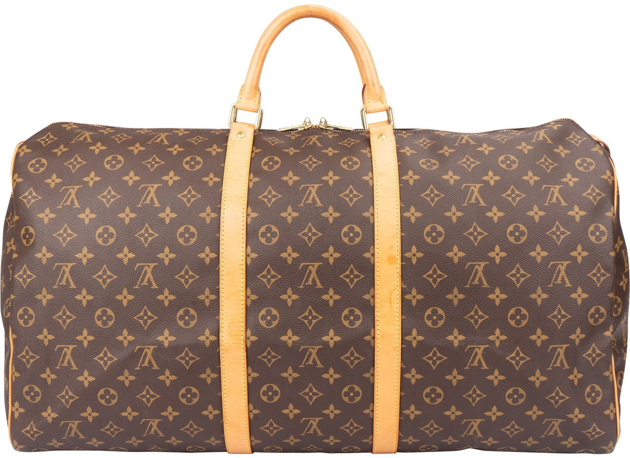 Louis Vuitton Louis Vuitton Canvas Monogram Keepall 60 Bandouliere Bruin