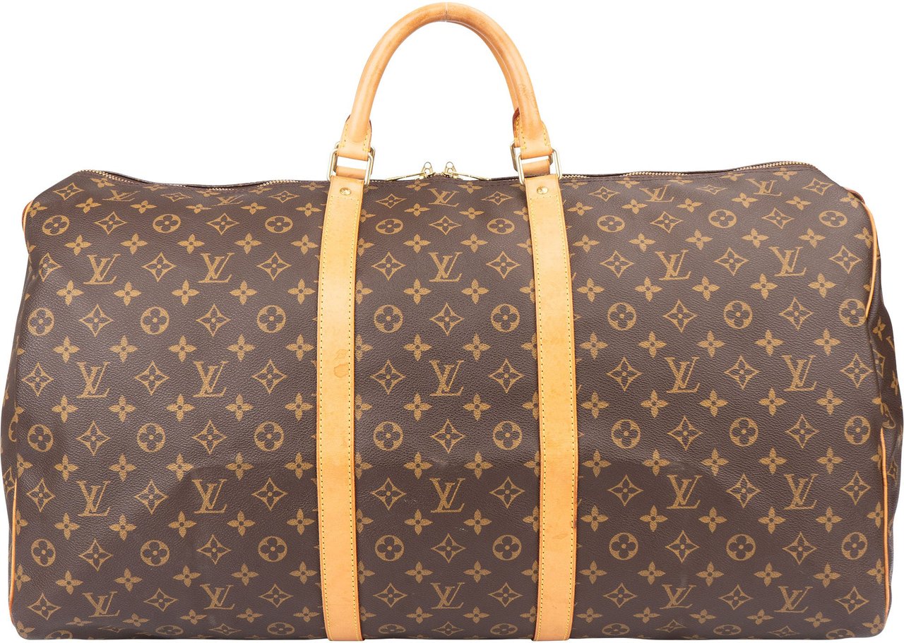 Louis Vuitton Louis Vuitton Canvas Monogram Keepall 60 Bandouliere Bruin