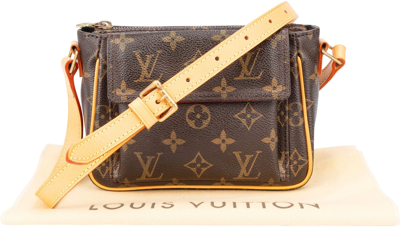 Louis Vuitton Louis Vuitton Canvas Monogram Cite PM Crossbody Bag Bruin
