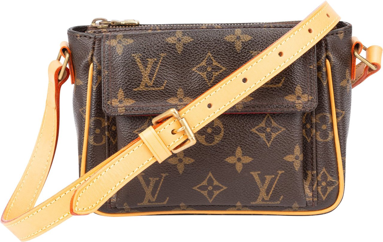 Louis Vuitton Louis Vuitton Canvas Monogram Cite PM Crossbody Bag Bruin
