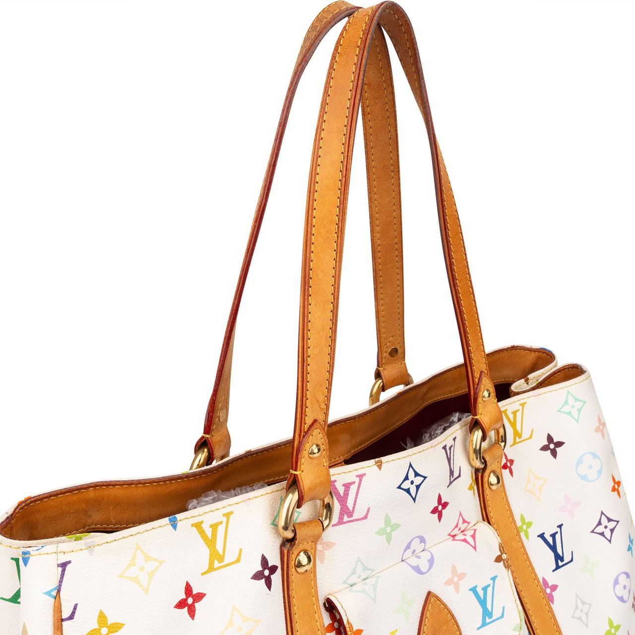 Louis Vuitton Louis Vuitton Murakami Multicolor Aurelia GM Handbag Wit