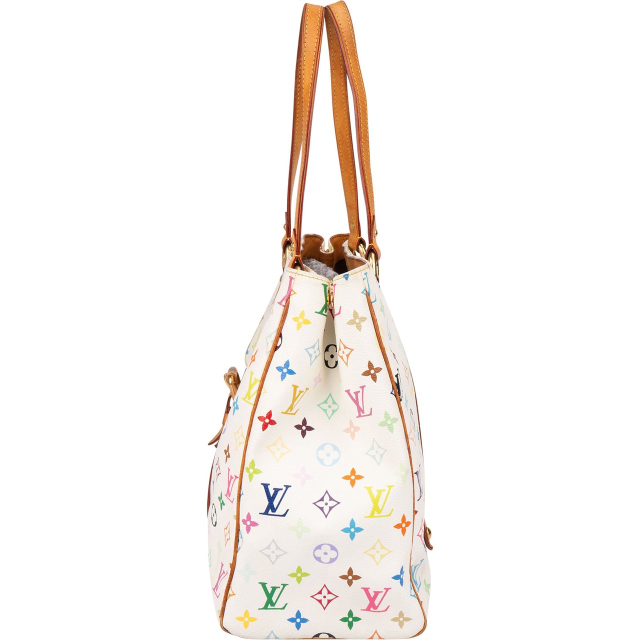 Louis Vuitton Louis Vuitton Murakami Multicolor Aurelia GM Handbag Wit