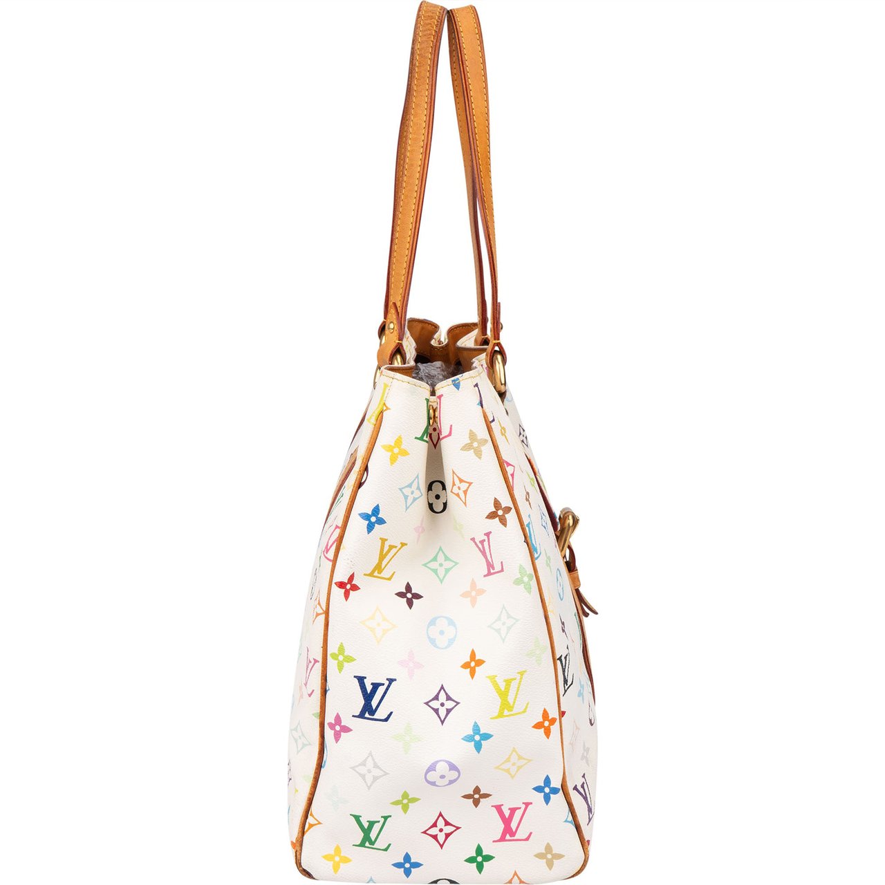 Louis Vuitton Louis Vuitton Murakami Multicolor Aurelia GM Handbag Wit