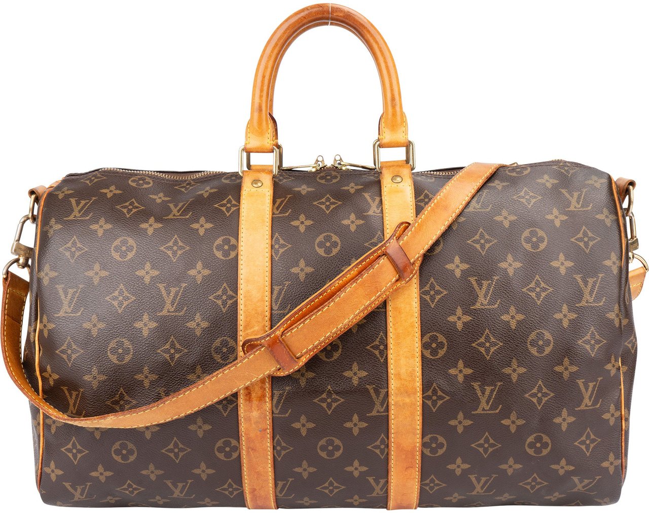 Louis Vuitton Louis Vuitton Canvas Monogram Keepall 45 Bandouliere Bruin