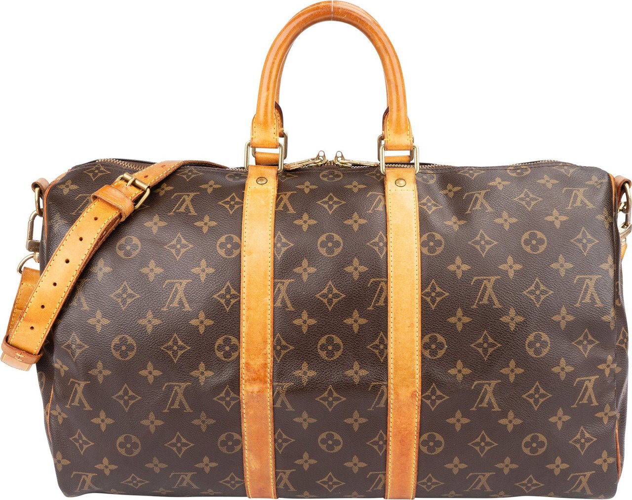 Louis Vuitton Louis Vuitton Canvas Monogram Keepall 45 Bandouliere Bruin