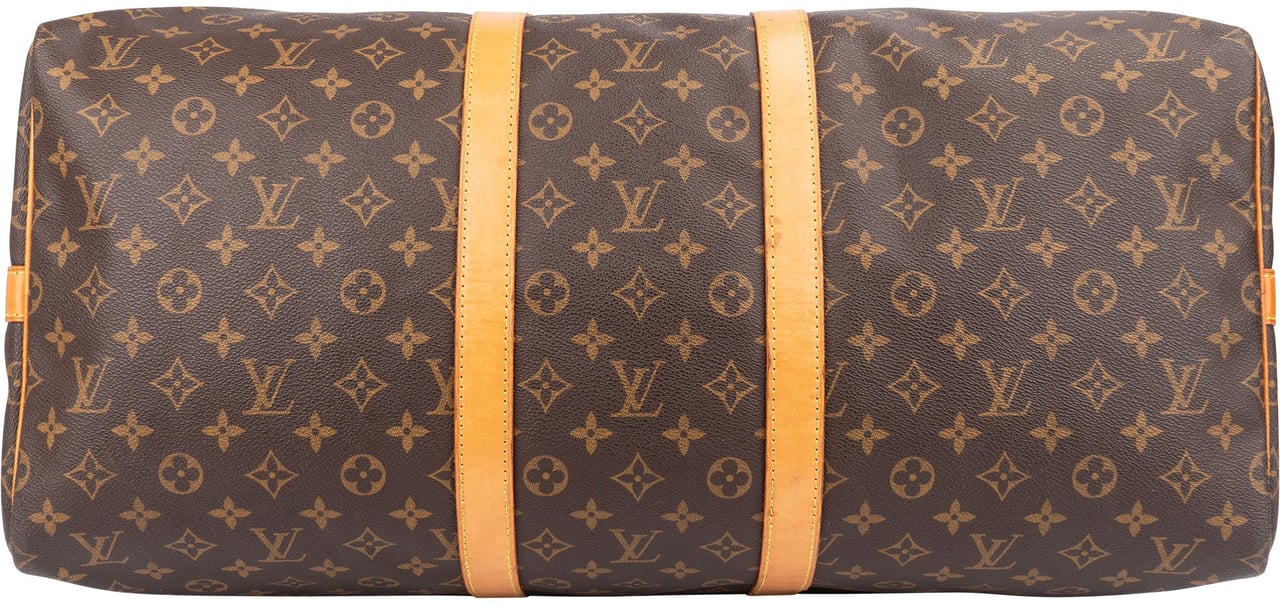 Louis Vuitton Louis Vuitton Canvas Monogram Keepall 55 Bandouliere Bruin