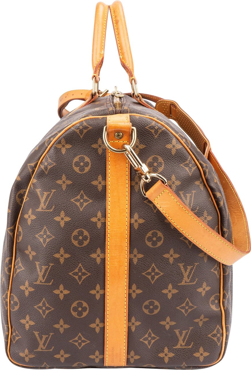 Louis Vuitton Louis Vuitton Canvas Monogram Keepall 55 Bandouliere Bruin