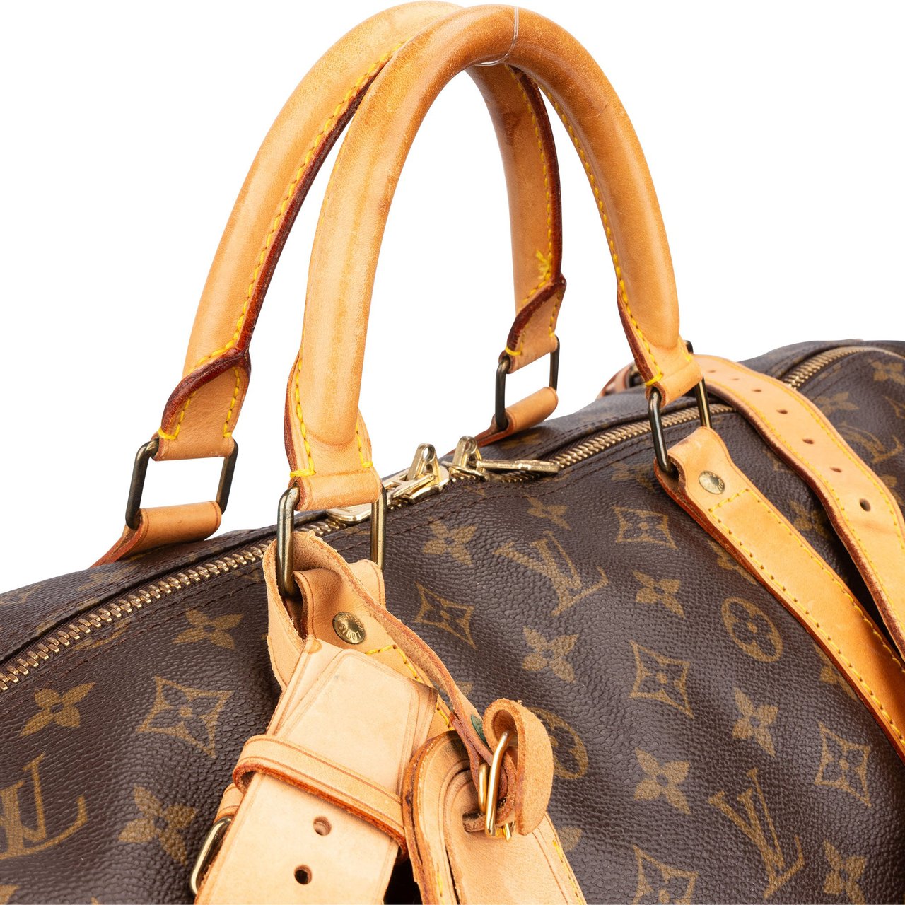 Louis Vuitton Louis Vuitton Canvas Monogram Keepall 60 Bandouliere Bruin