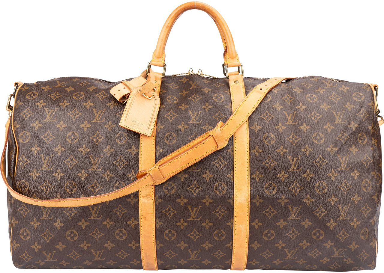 Louis Vuitton Louis Vuitton Canvas Monogram Keepall 60 Bandouliere Bruin