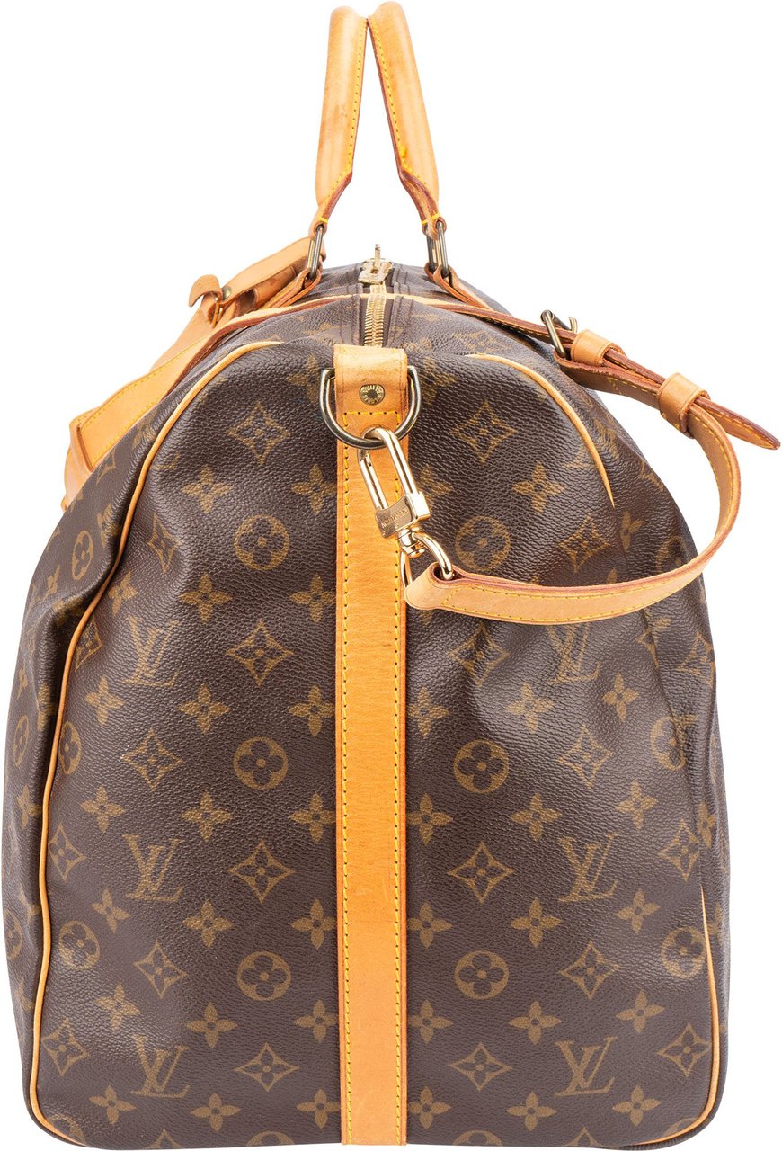 Louis Vuitton Louis Vuitton Canvas Monogram Keepall 60 Bandouliere Bruin