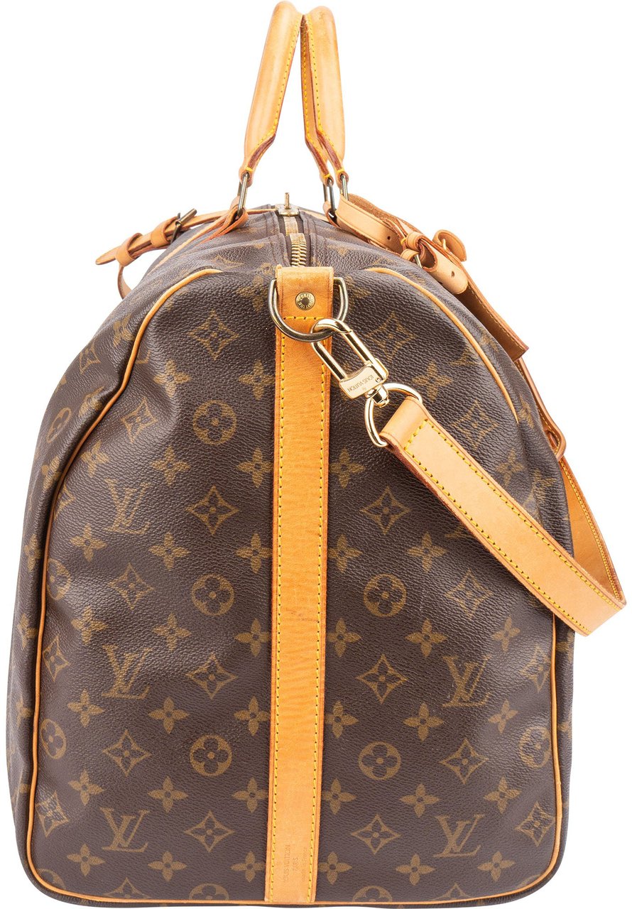 Louis Vuitton Louis Vuitton Canvas Monogram Keepall 60 Bandouliere Bruin