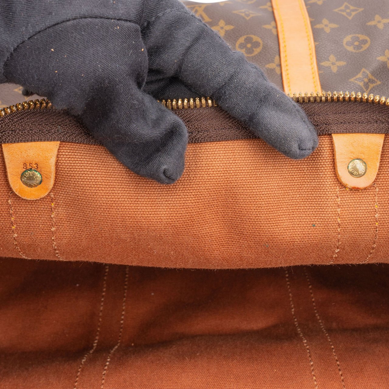 Louis Vuitton Louis Vuitton Canvas Monogram Keepall 60 Bandouliere Bruin