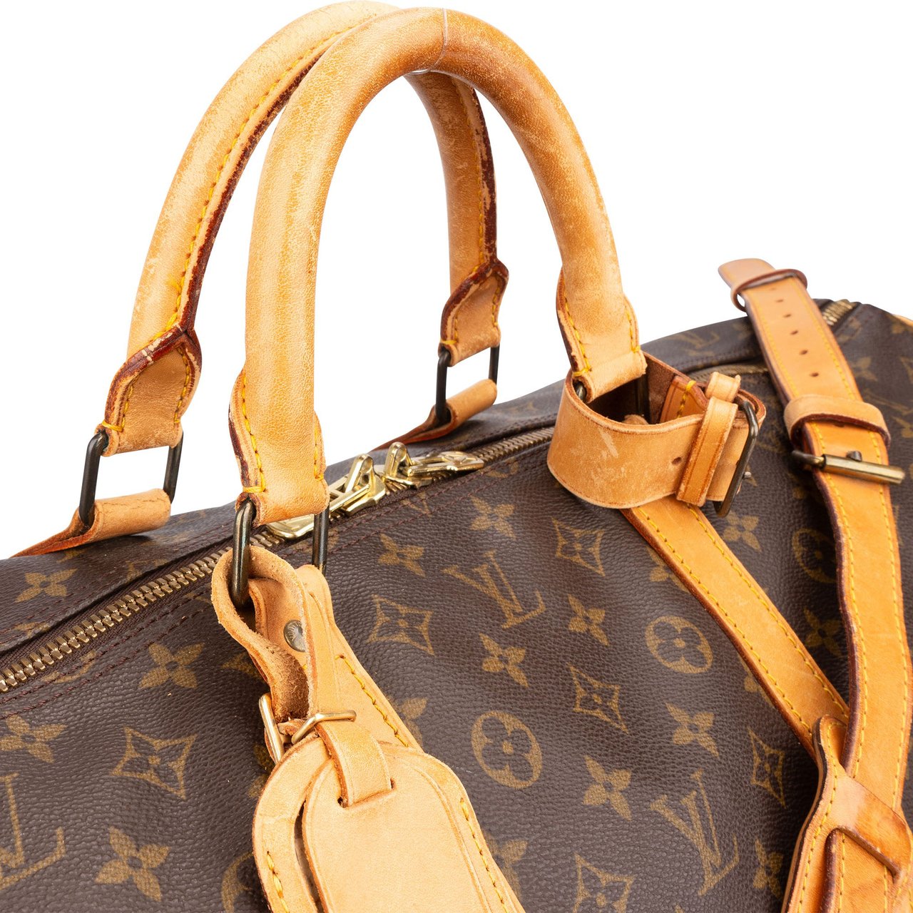 Louis Vuitton Louis Vuitton Canvas Monogram Keepall 60 Bandouliere Bruin
