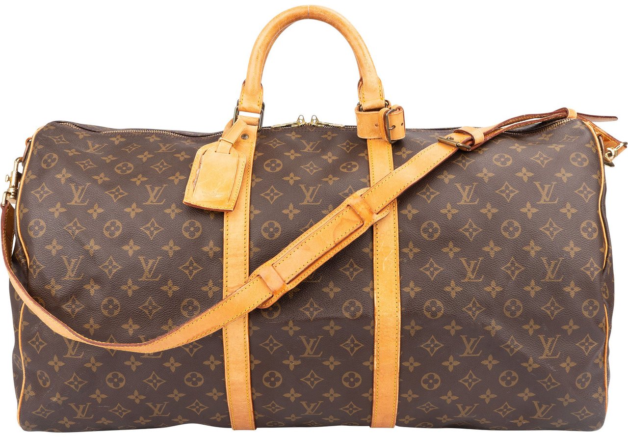 Louis Vuitton Louis Vuitton Canvas Monogram Keepall 60 Bandouliere Bruin