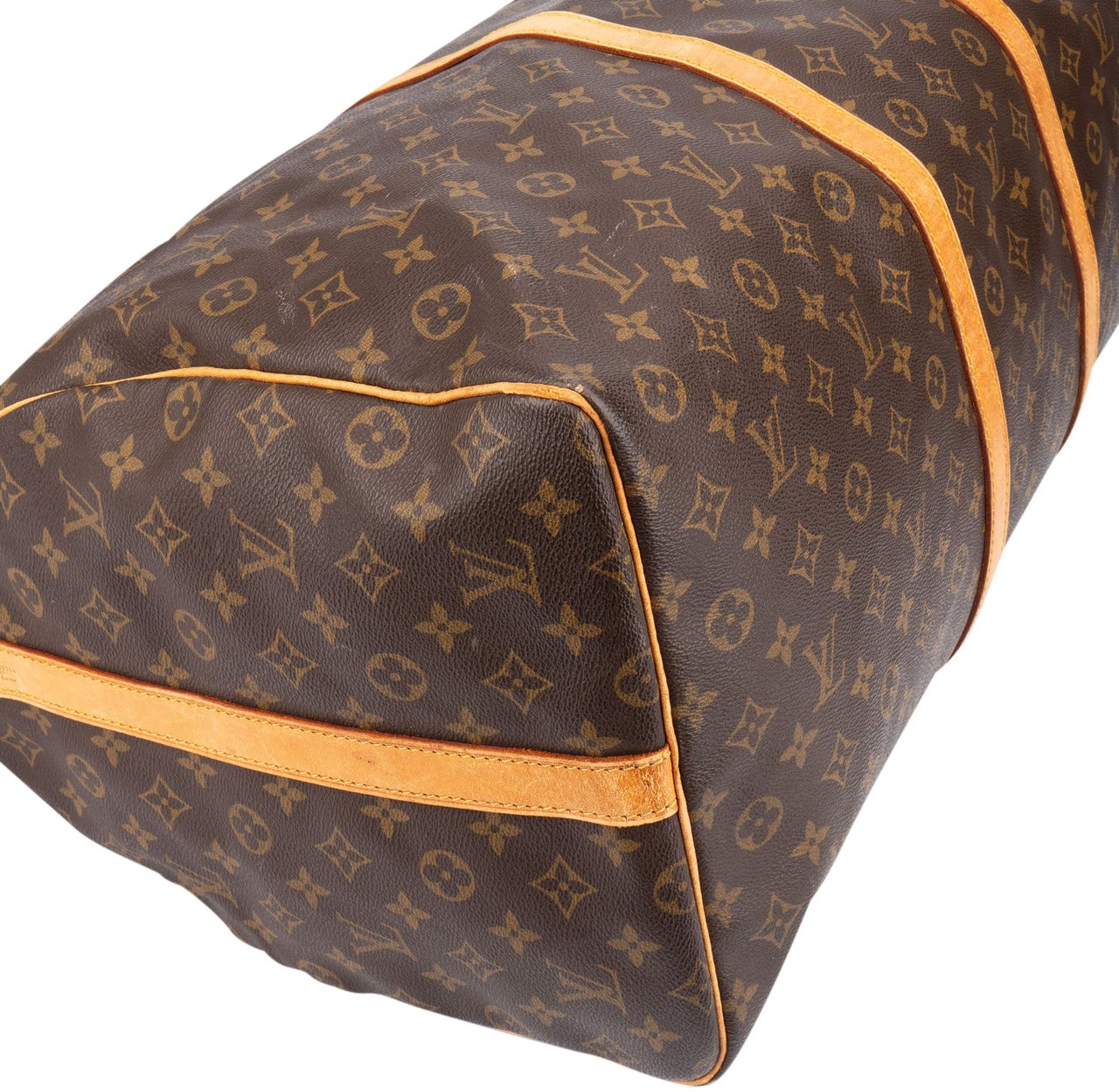 Louis Vuitton Louis Vuitton Canvas Monogram Keepall 60 Bandouliere Bruin