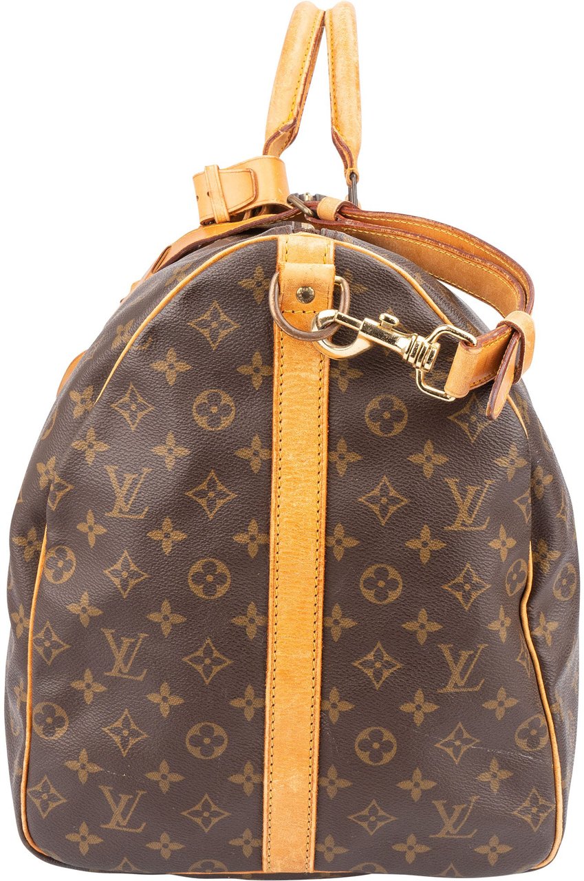 Louis Vuitton Louis Vuitton Canvas Monogram Keepall 60 Bandouliere Bruin