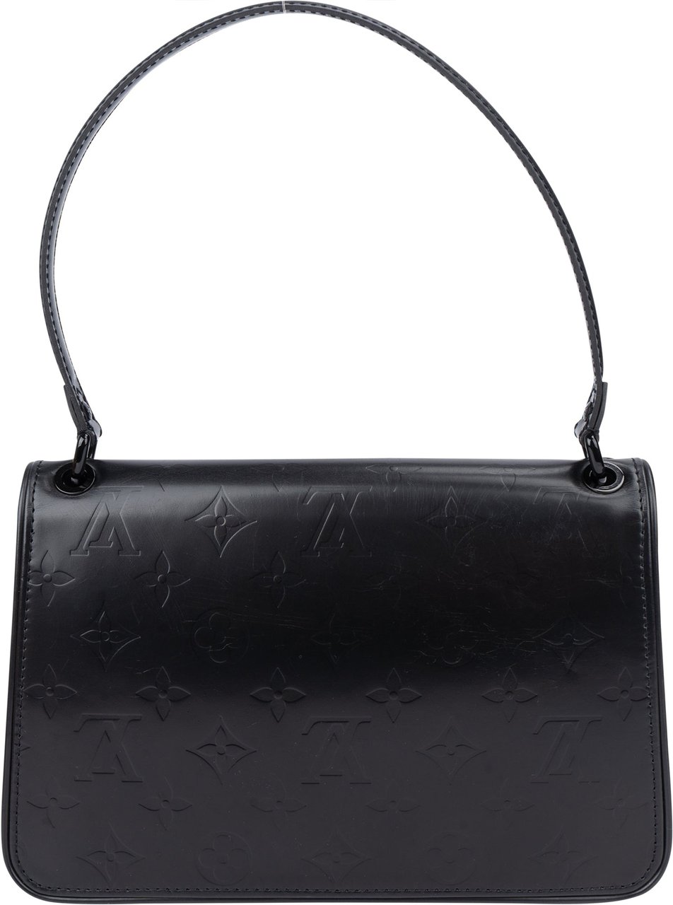 Louis Vuitton Louis Vuitton Mat Glace Monogram Op Art Handbag Zwart