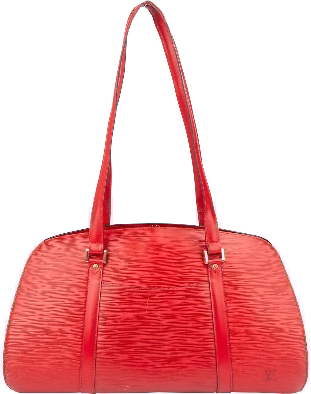 Louis Vuitton Louis Vuitton Rouge Epi Leather Solferino GM Shoulder Bag Rood