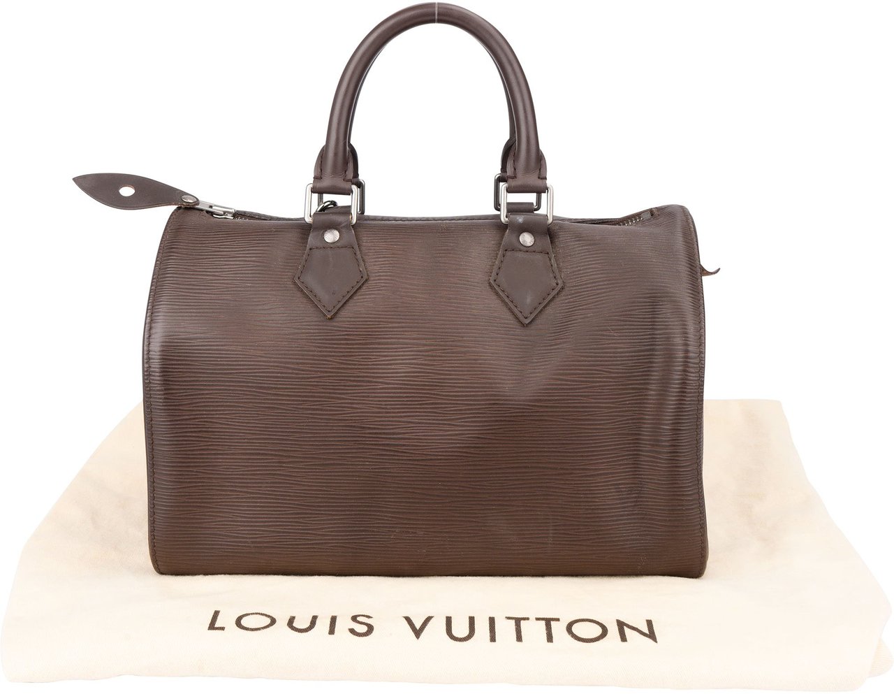 Louis Vuitton Louis Vuitton Brun Taiga Leather Speedy 25 Handbag Bruin