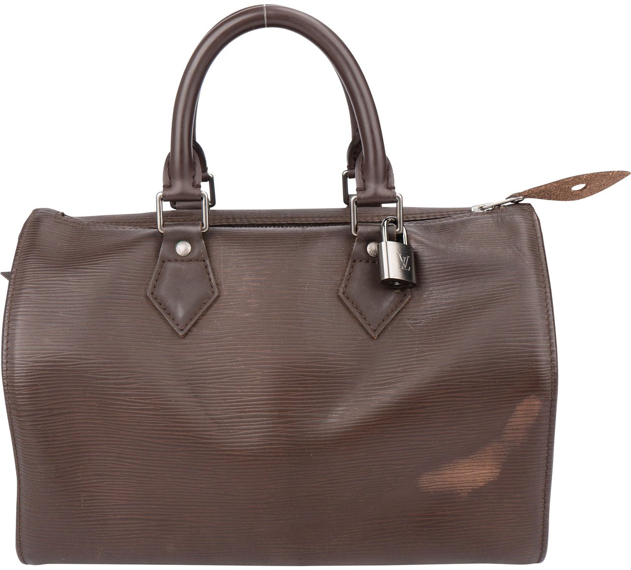 Louis Vuitton Louis Vuitton Brun Taiga Leather Speedy 25 Handbag Bruin
