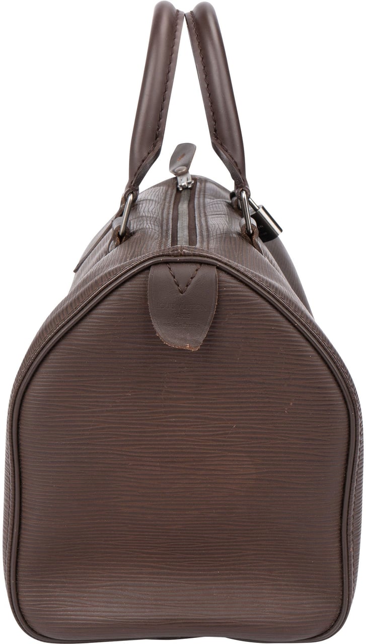 Louis Vuitton Louis Vuitton Brun Taiga Leather Speedy 25 Handbag Bruin