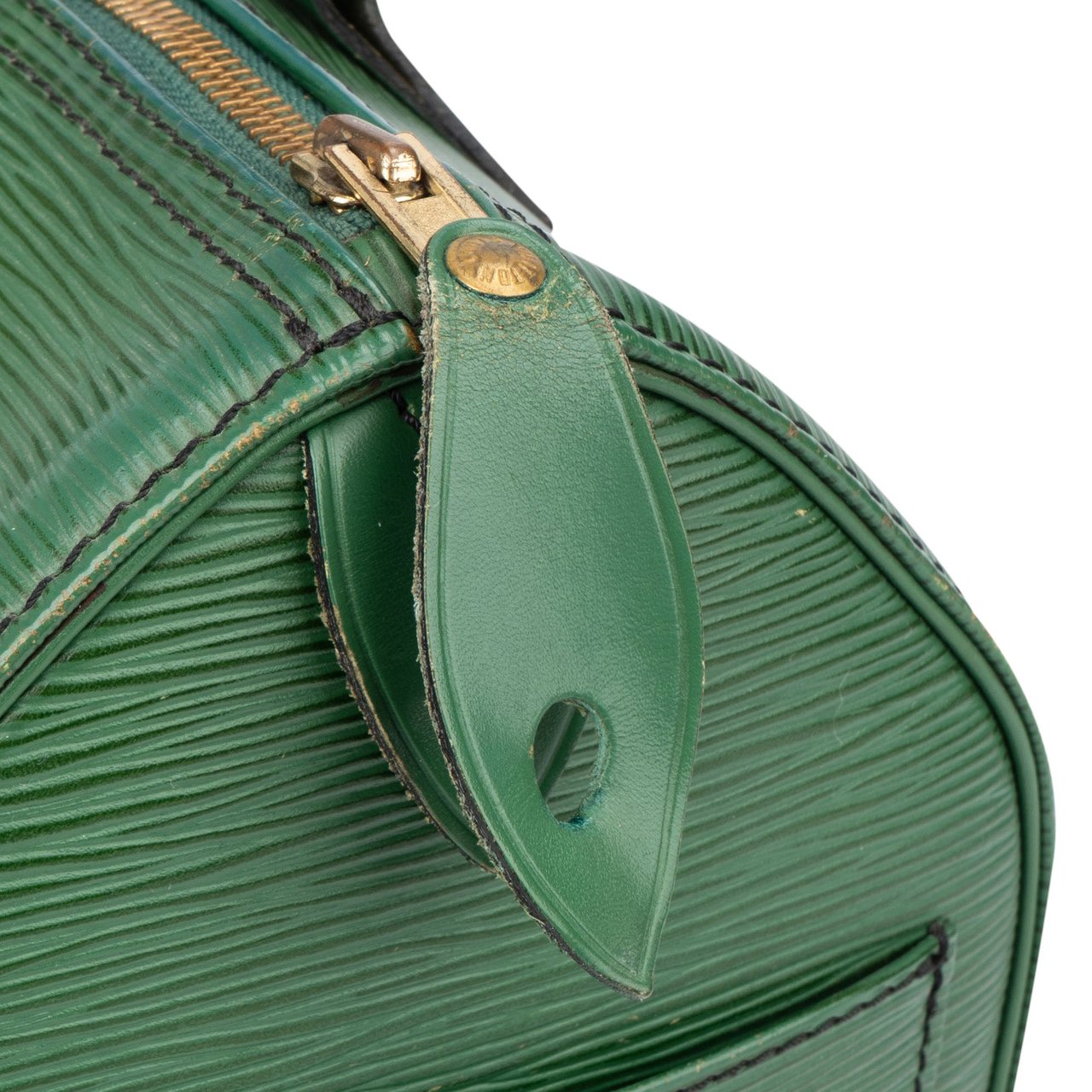 Louis Vuitton Louis Vuitton Vert Epi Leather Speedy 25 Handbag Groen
