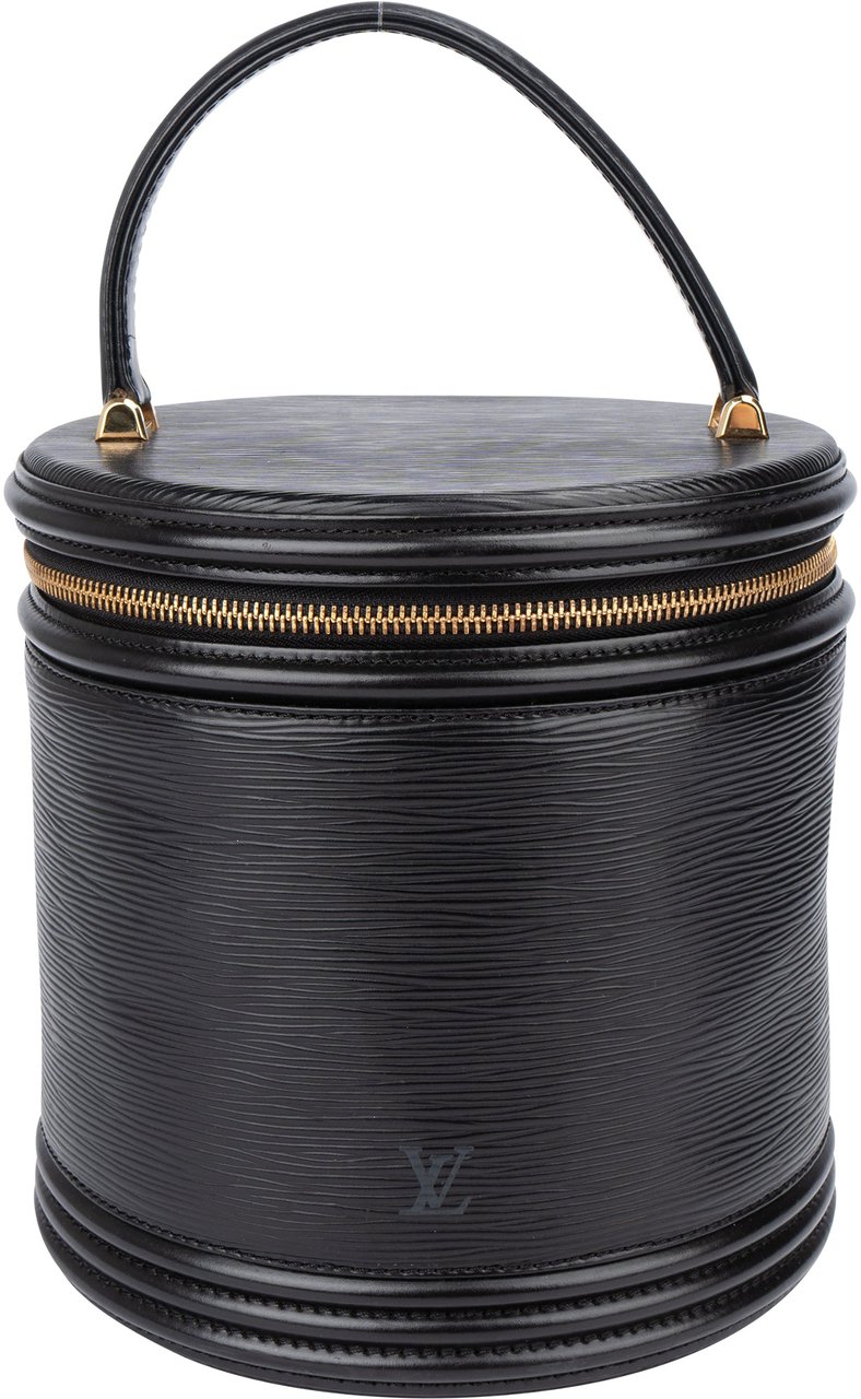 Louis Vuitton Louis Vuitton Noir Epi Leather Cannes Handbag Zwart