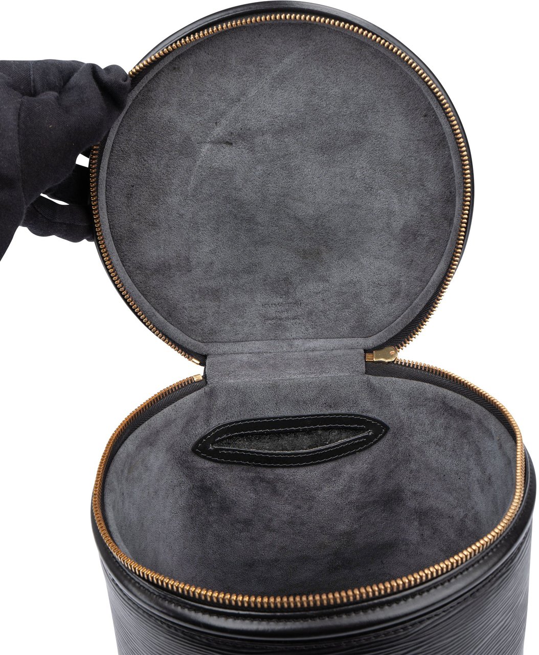 Louis Vuitton Louis Vuitton Noir Epi Leather Cannes Handbag Zwart