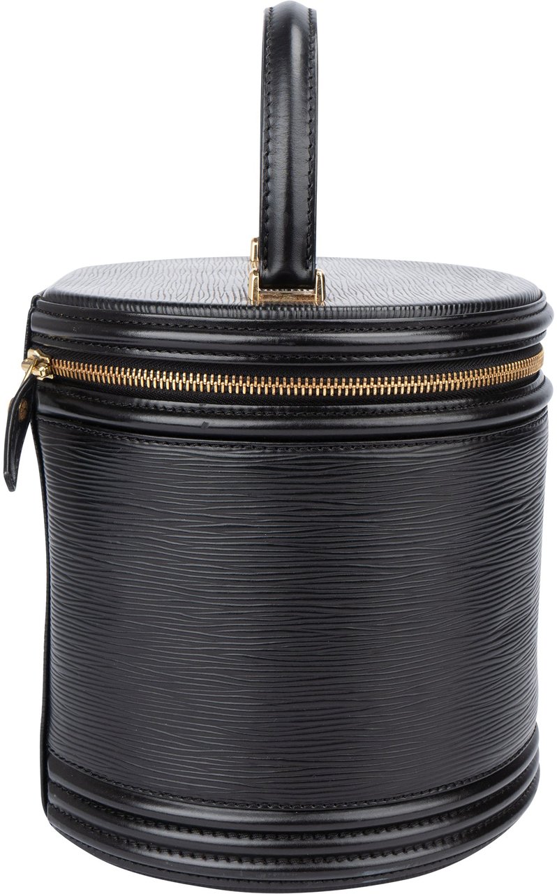 Louis Vuitton Louis Vuitton Noir Epi Leather Cannes Handbag Zwart