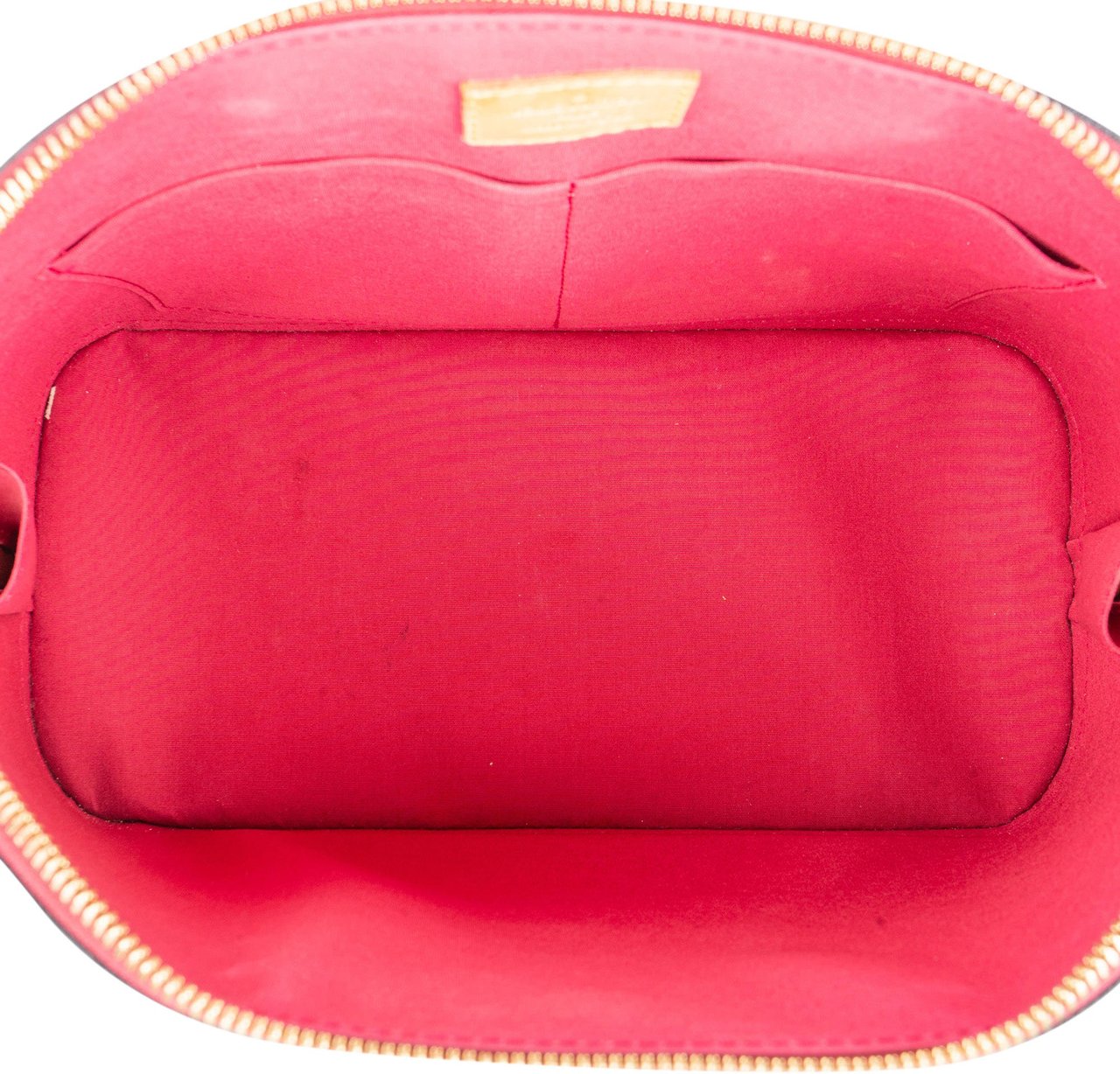 Louis Vuitton Louis Vuitton Pomme D'Amour Vernis Monogram Alma PM Handbag Rood