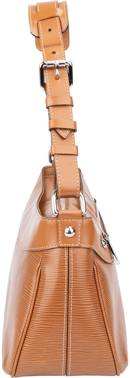 Louis Vuitton Louis Vuitton Cognac Epi Leather Turenne PM Shoulder Bag Bruin