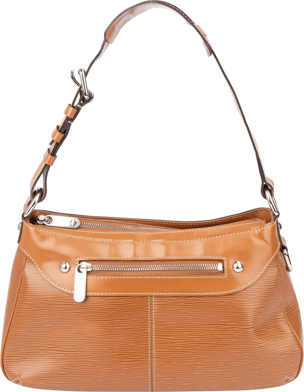 Louis Vuitton Louis Vuitton Cognac Epi Leather Turenne PM Shoulder Bag Bruin