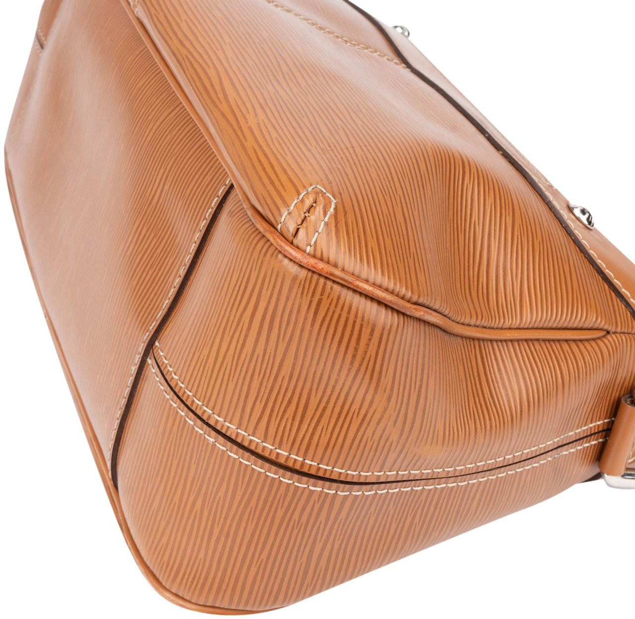 Louis Vuitton Louis Vuitton Cognac Epi Leather Turenne PM Shoulder Bag Bruin