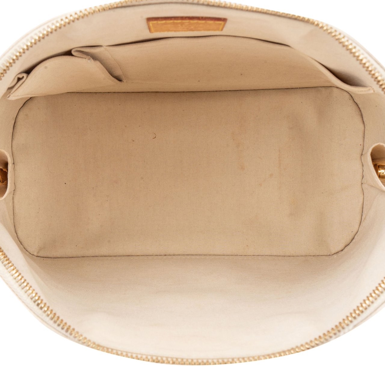 Louis Vuitton Jaune Vernis Monogram Alma PM Handbag Geel