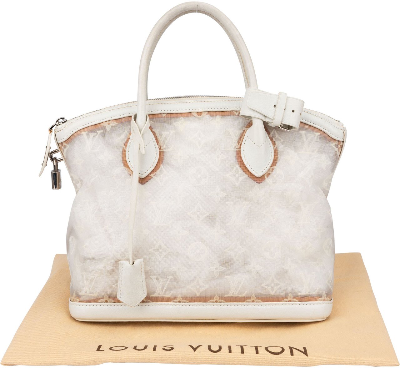 Louis Vuitton Louis Vuitton Limited Transparent Lockit Handbag Wit