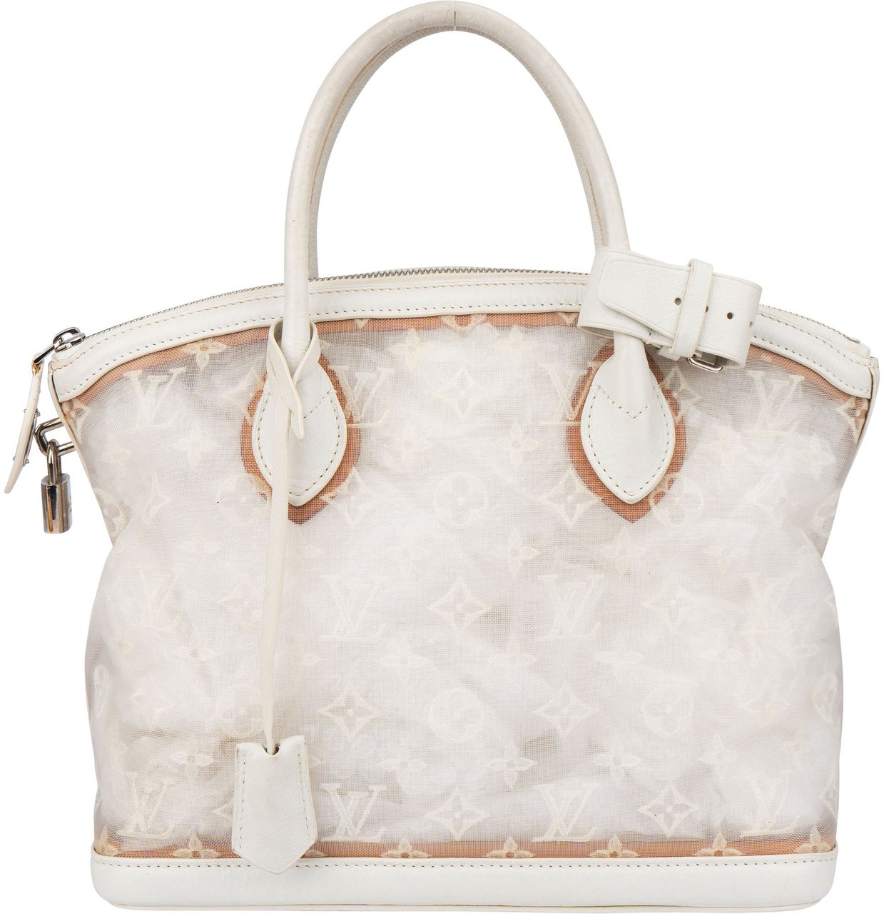 Louis Vuitton Louis Vuitton Limited Transparent Lockit Handbag Wit
