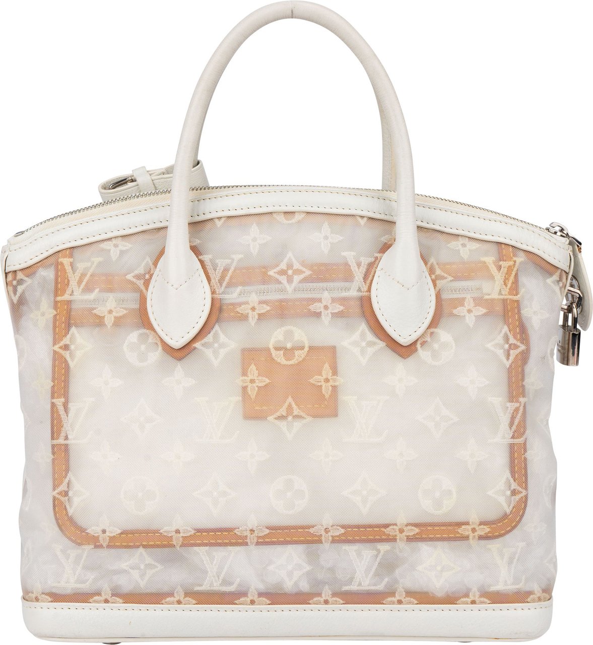 Louis Vuitton Louis Vuitton Limited Transparent Lockit Handbag Wit