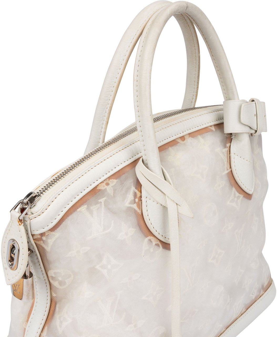Louis Vuitton Louis Vuitton Limited Transparent Lockit Handbag Wit