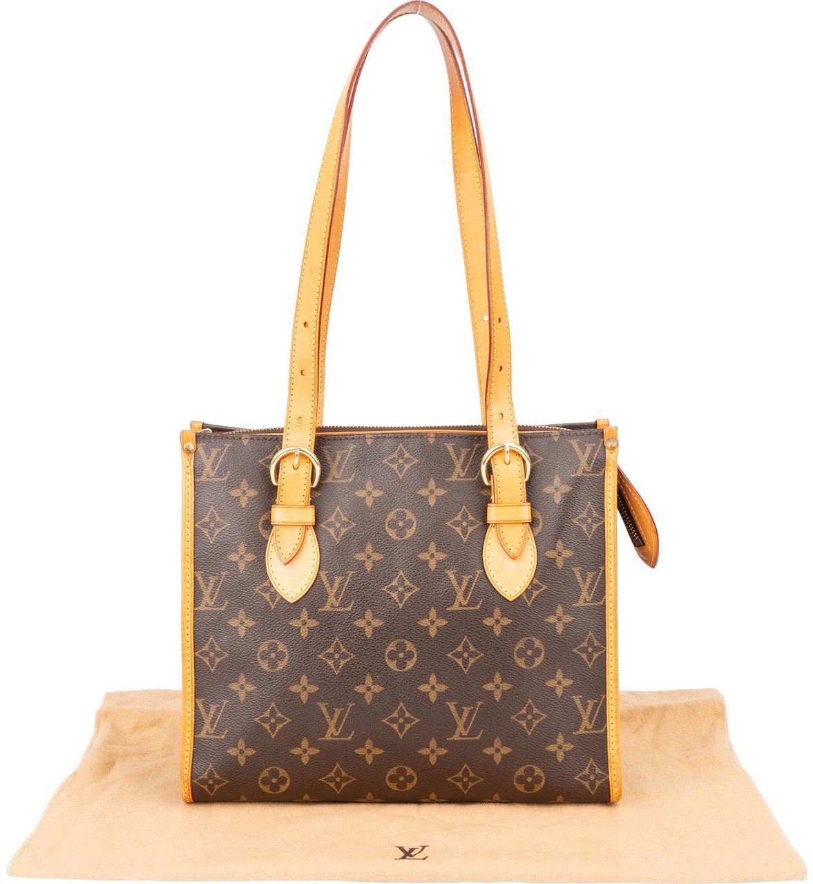 Louis Vuitton Louis Vuitton Canvas Monogram Popincourt Handbag Bruin