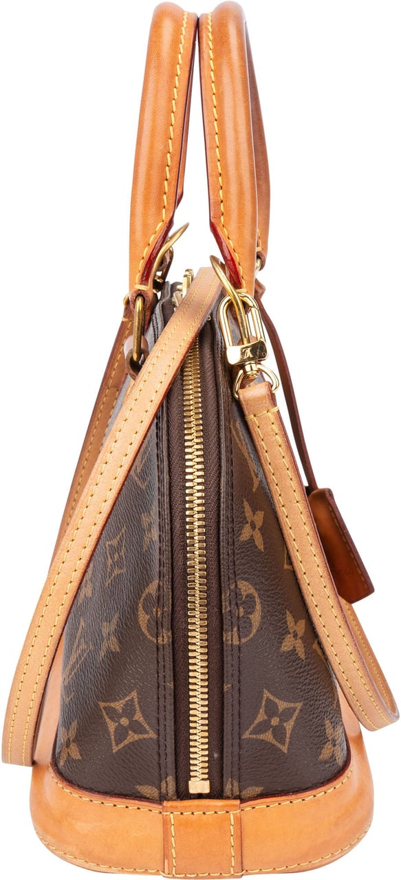 Louis Vuitton Louis Vuitton Canvas Monogram Alma BB Handbag Bruin