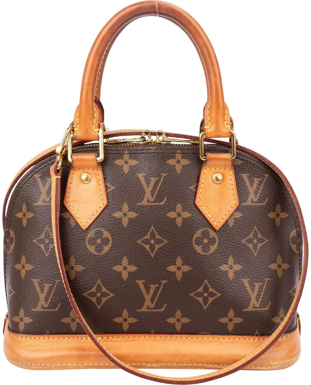 Louis Vuitton Louis Vuitton Canvas Monogram Alma BB Handbag Bruin