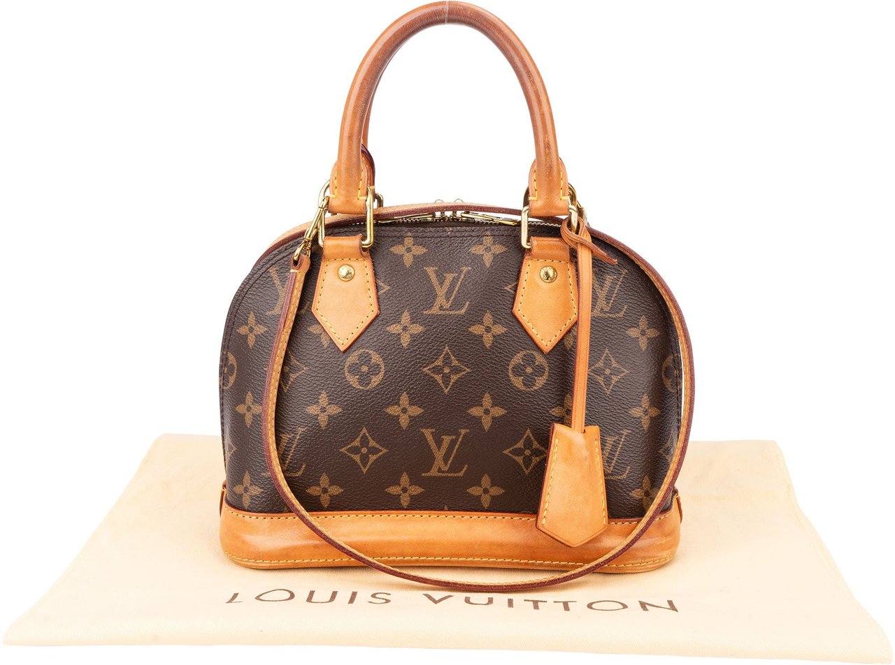 Louis Vuitton Louis Vuitton Canvas Monogram Alma BB Handbag Bruin