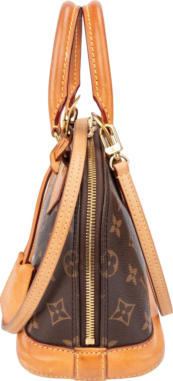 Louis Vuitton Louis Vuitton Canvas Monogram Alma BB Handbag Bruin
