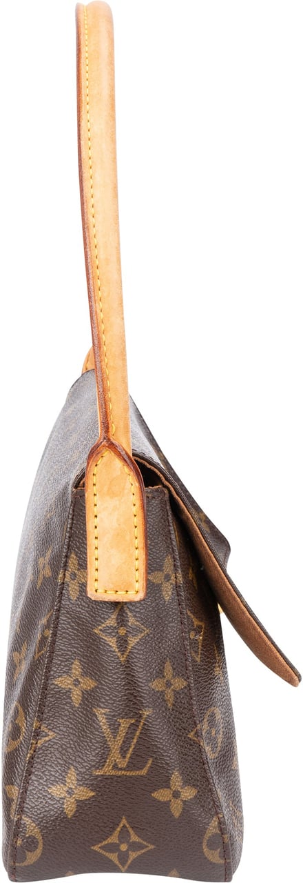 Louis Vuitton Canvas Monogram Looping PM Shoulder Bag Bruin