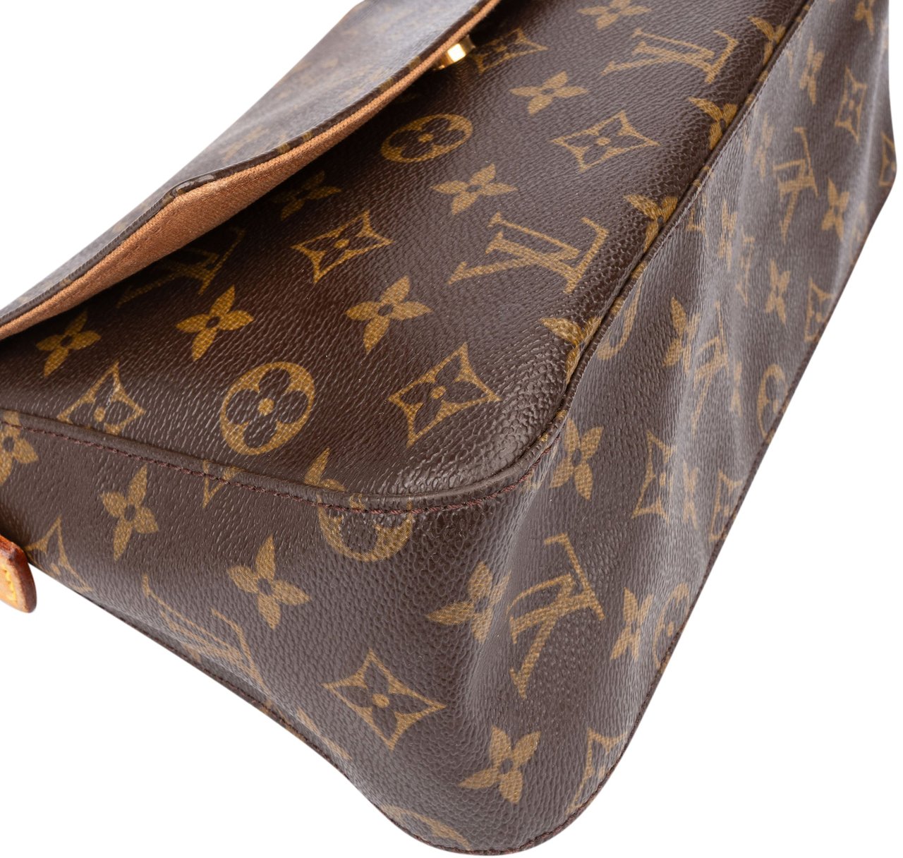Louis Vuitton Canvas Monogram Looping PM Shoulder Bag Bruin