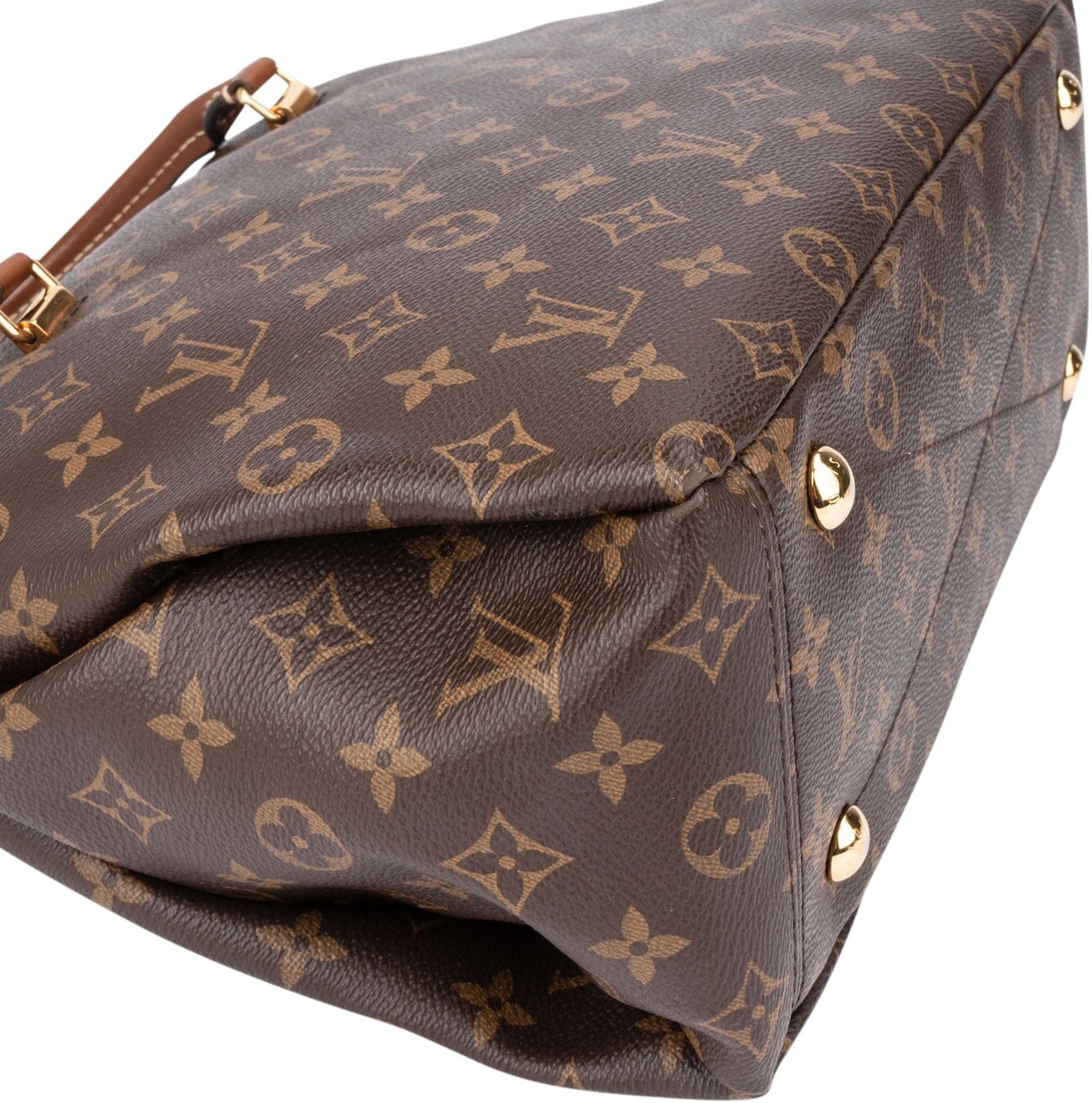 Louis Vuitton Louis Vuitton Canvas Monogram Pallas MM Handbag Bruin
